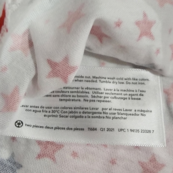 Carter's 2 piece short and tank top Red white and blue outfit Size 3MO NWT - Picture 10 of 14